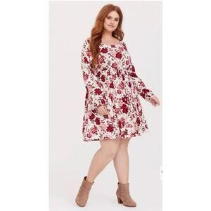 Torrid Mini Challis Skater Dress Size 0